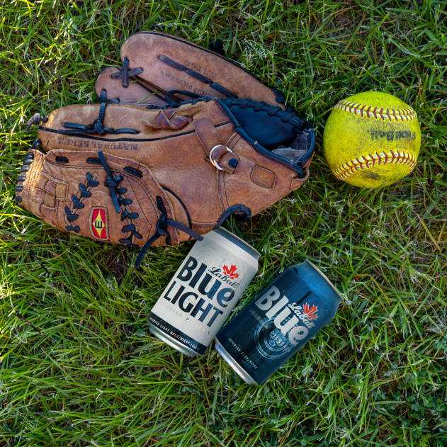 Mit Ball And Labatt Blue And Labatt Light